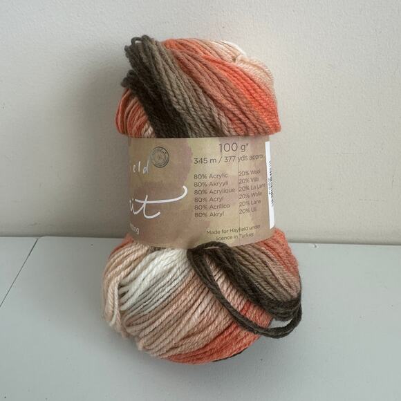 Sirdar Hayfield Spirit DK Yarn - 100g - 20% Wool Multi-Colored Shade 0406 - Picture 5 of 8